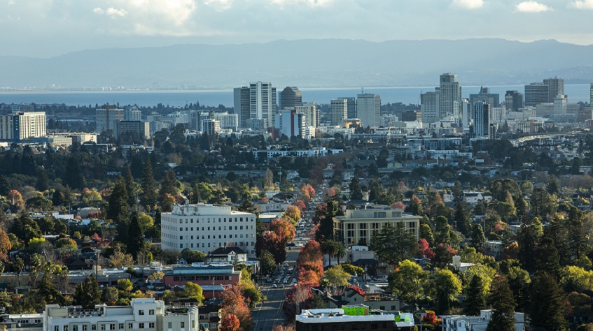 Ariel view of City of Berkeley.